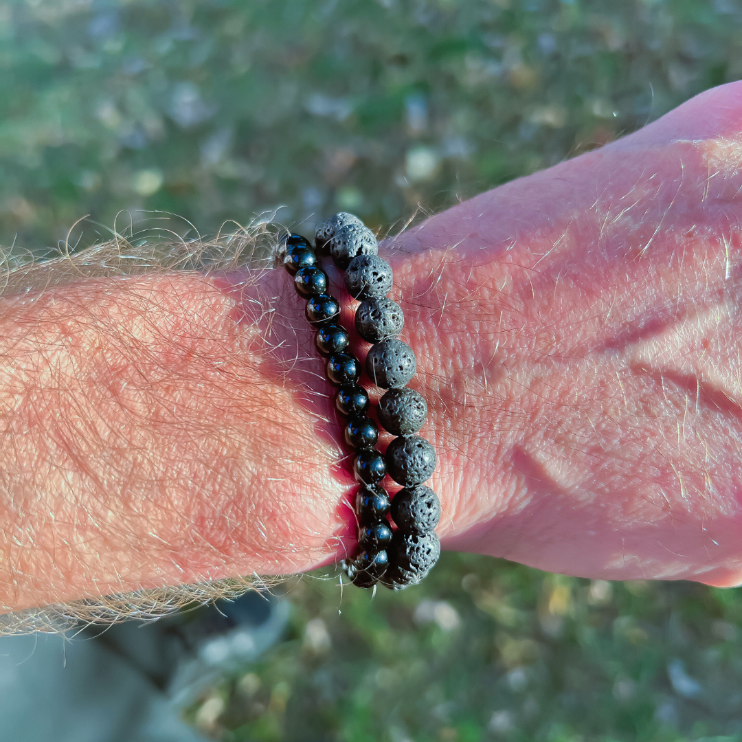 Lava Rock Elemental Bracelet