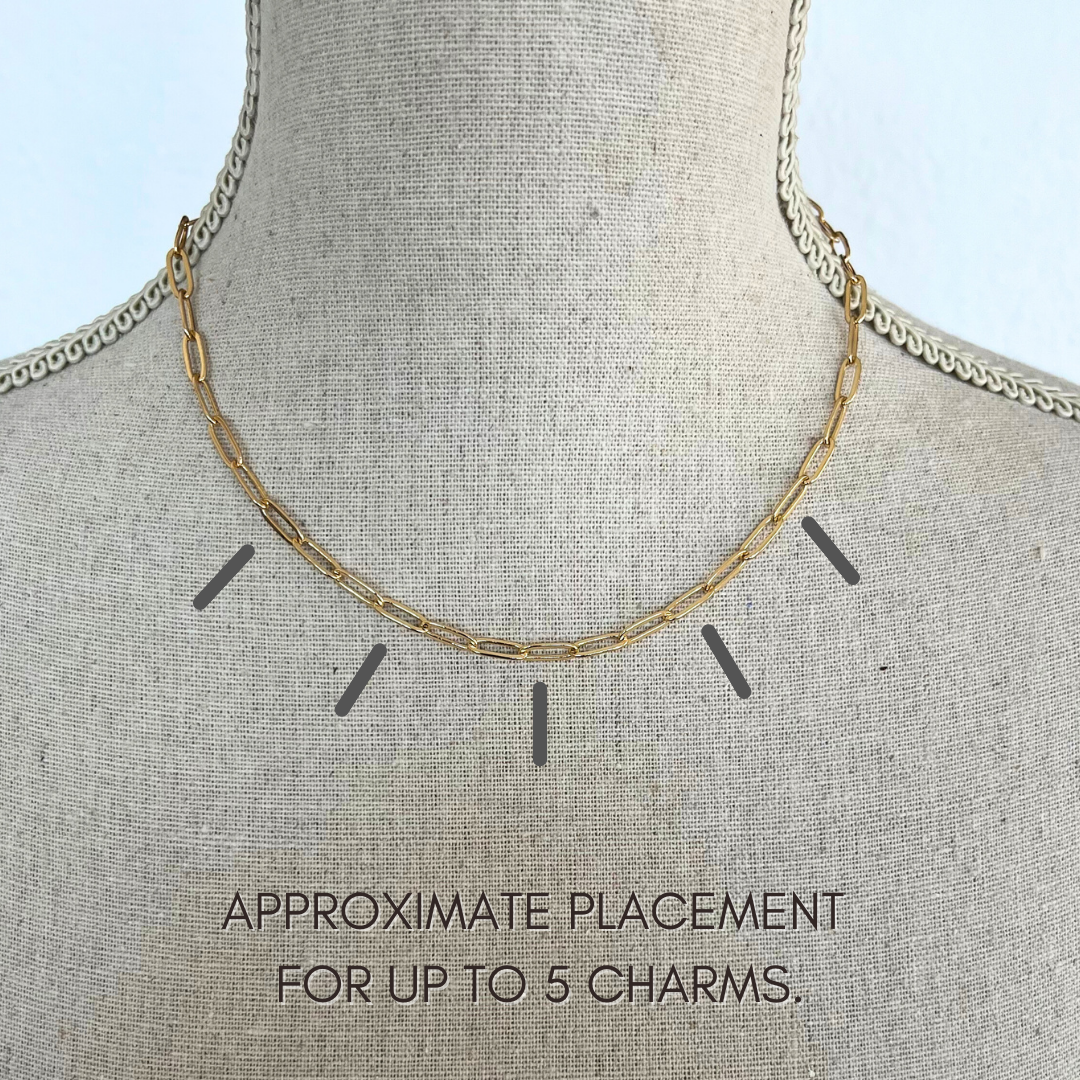 Virtual Charm Bar | Paper Clip Necklace