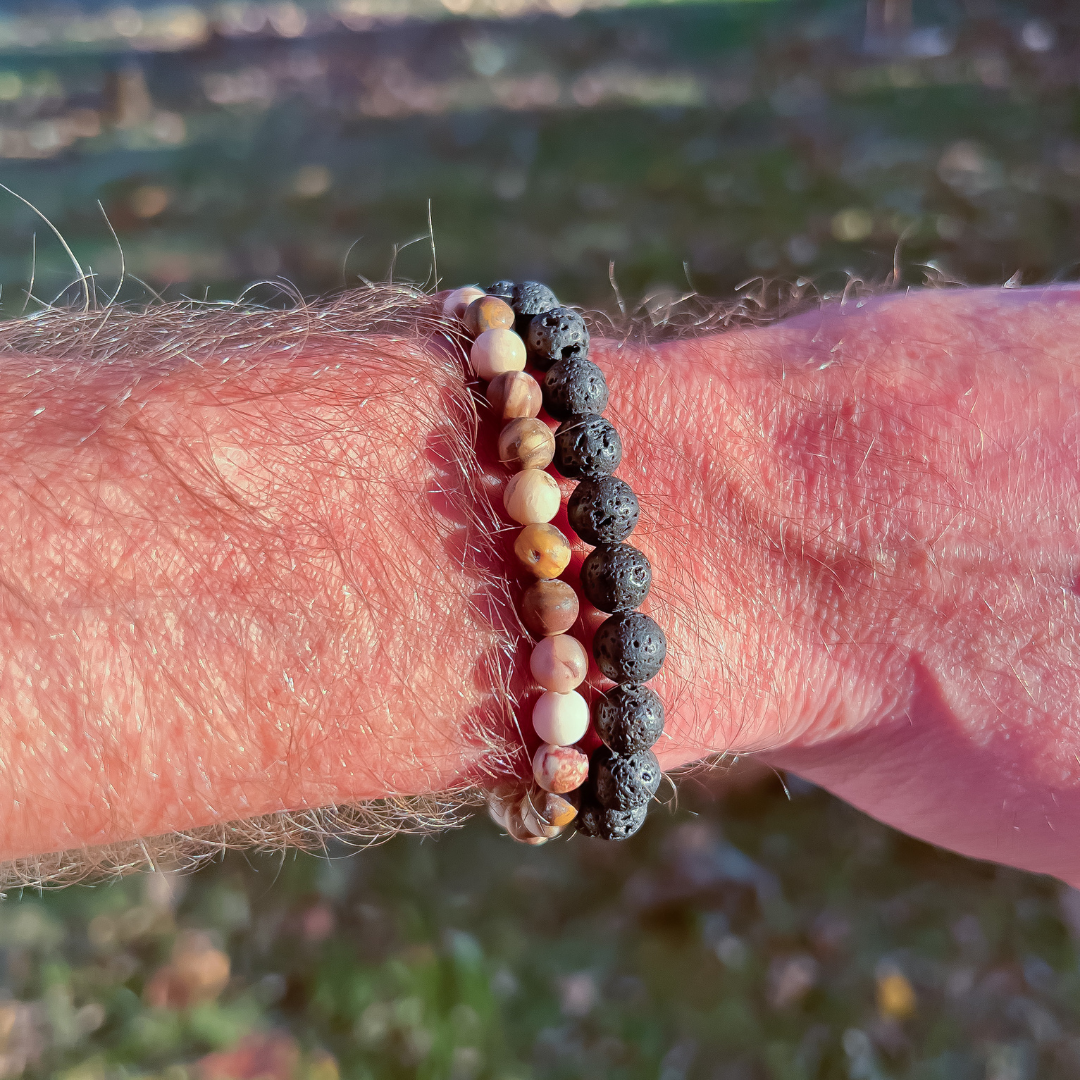 Lava Rock Elemental Bracelet