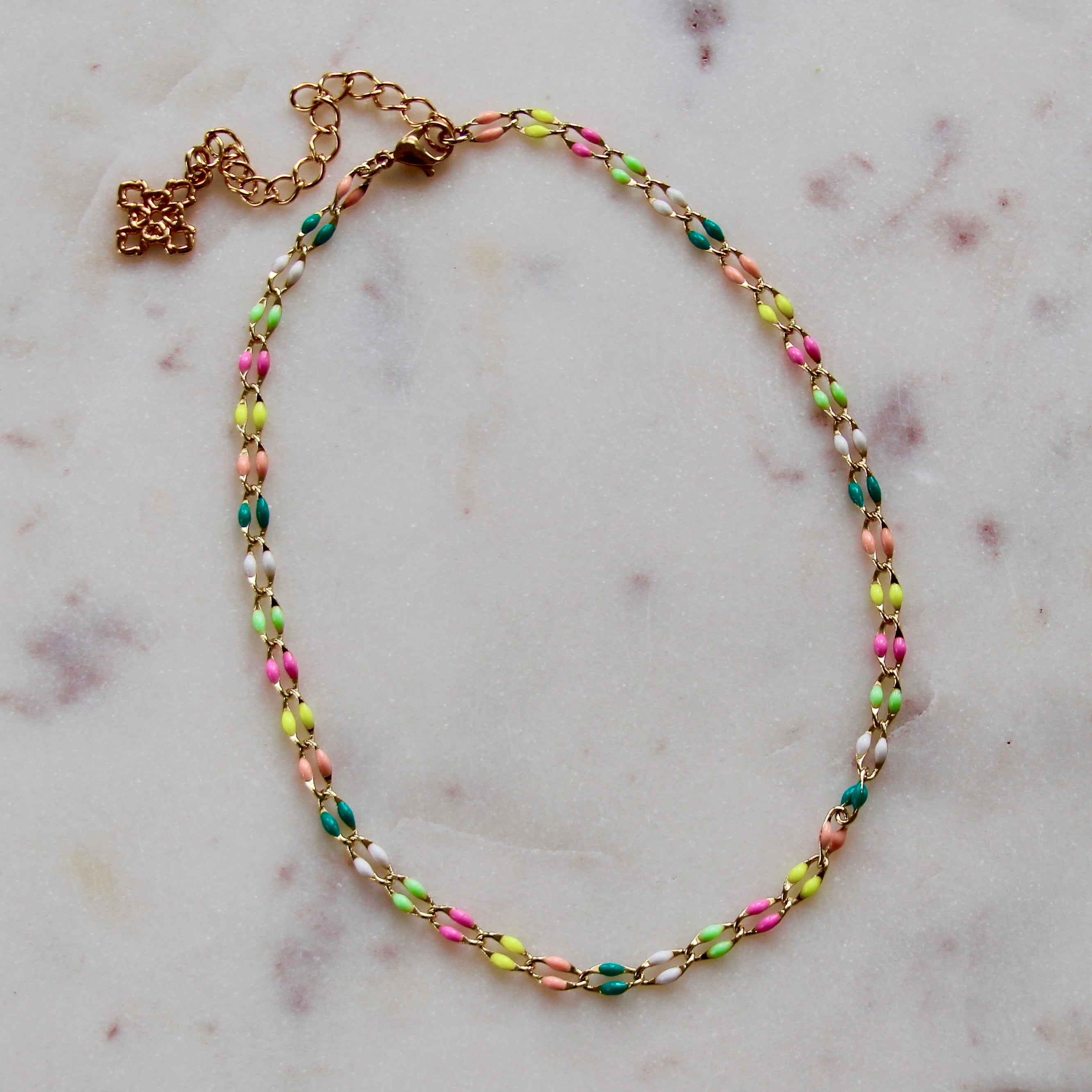 Enamel Chain Choker