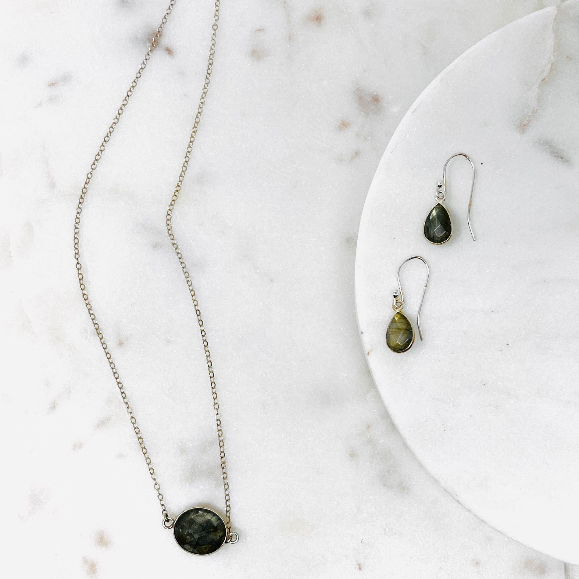 Labradorite Bezel | Gift Set