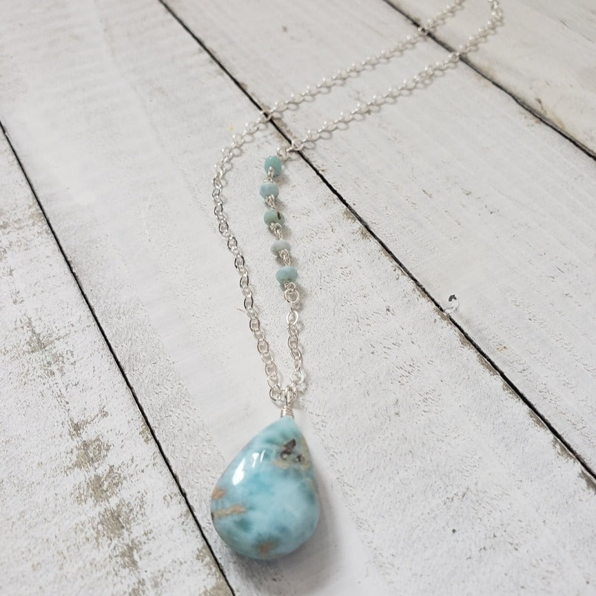 St. Tropez Necklace | Larimar