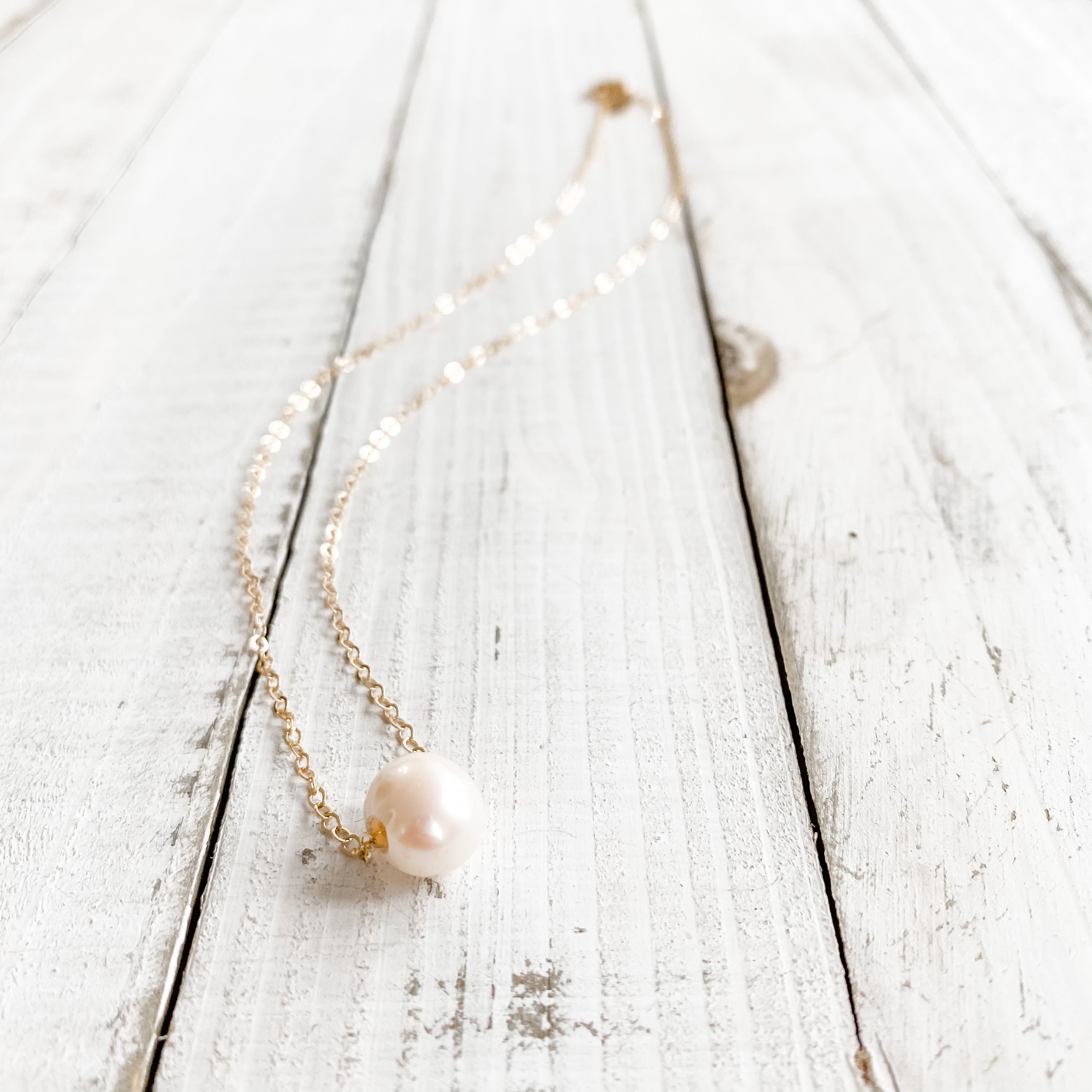 Simple Pearl Necklace