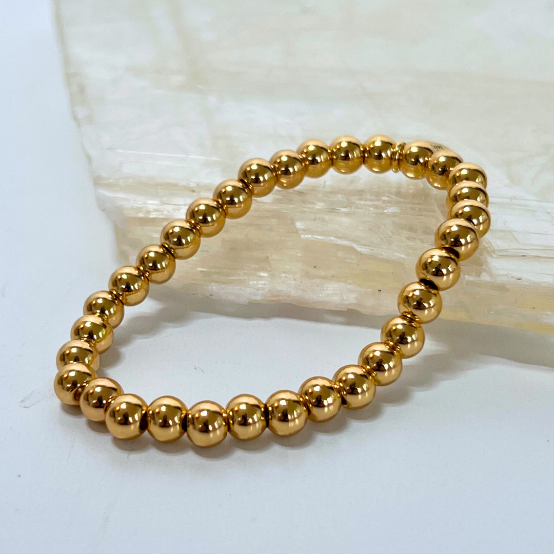 6MM Beaded Bracelet
