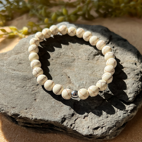 Howlite Elemental Bracelet