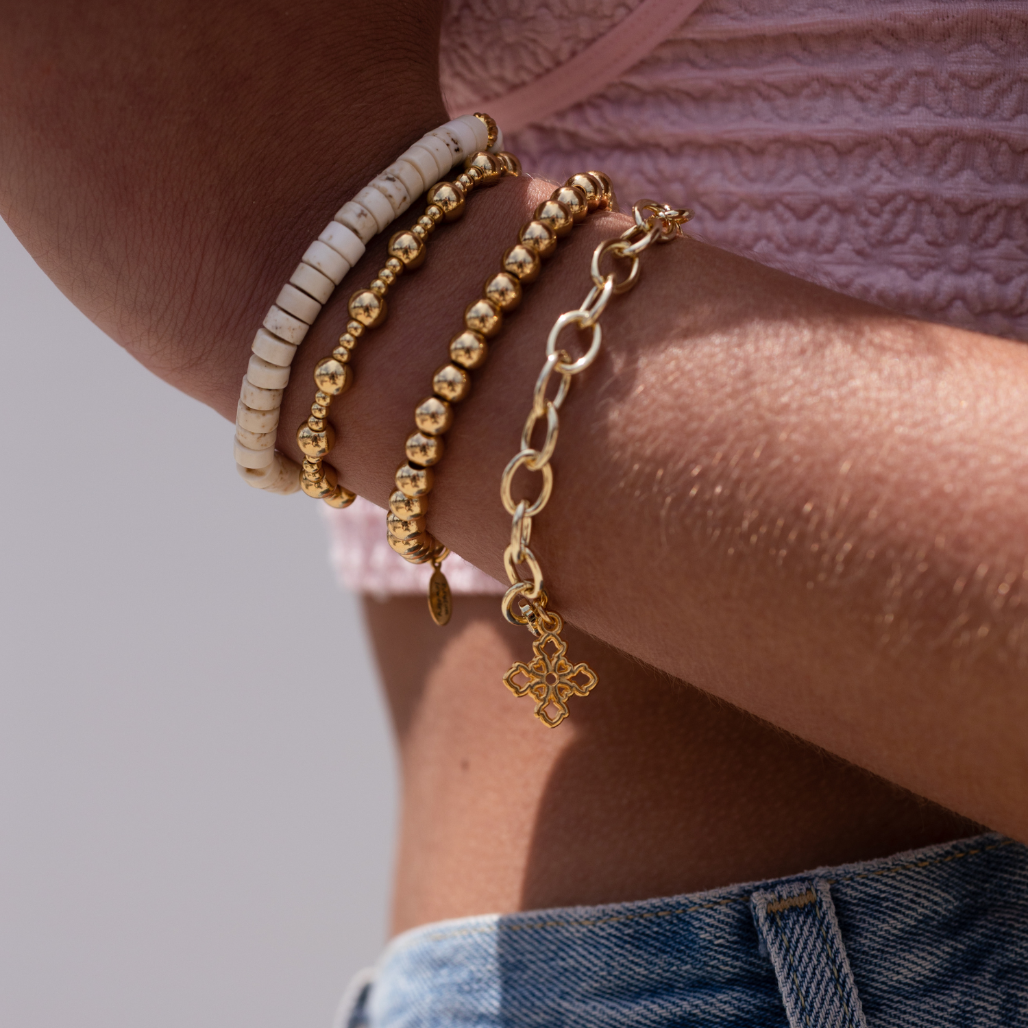 Virtual Charm Bar | Cable Chain Bracelet*