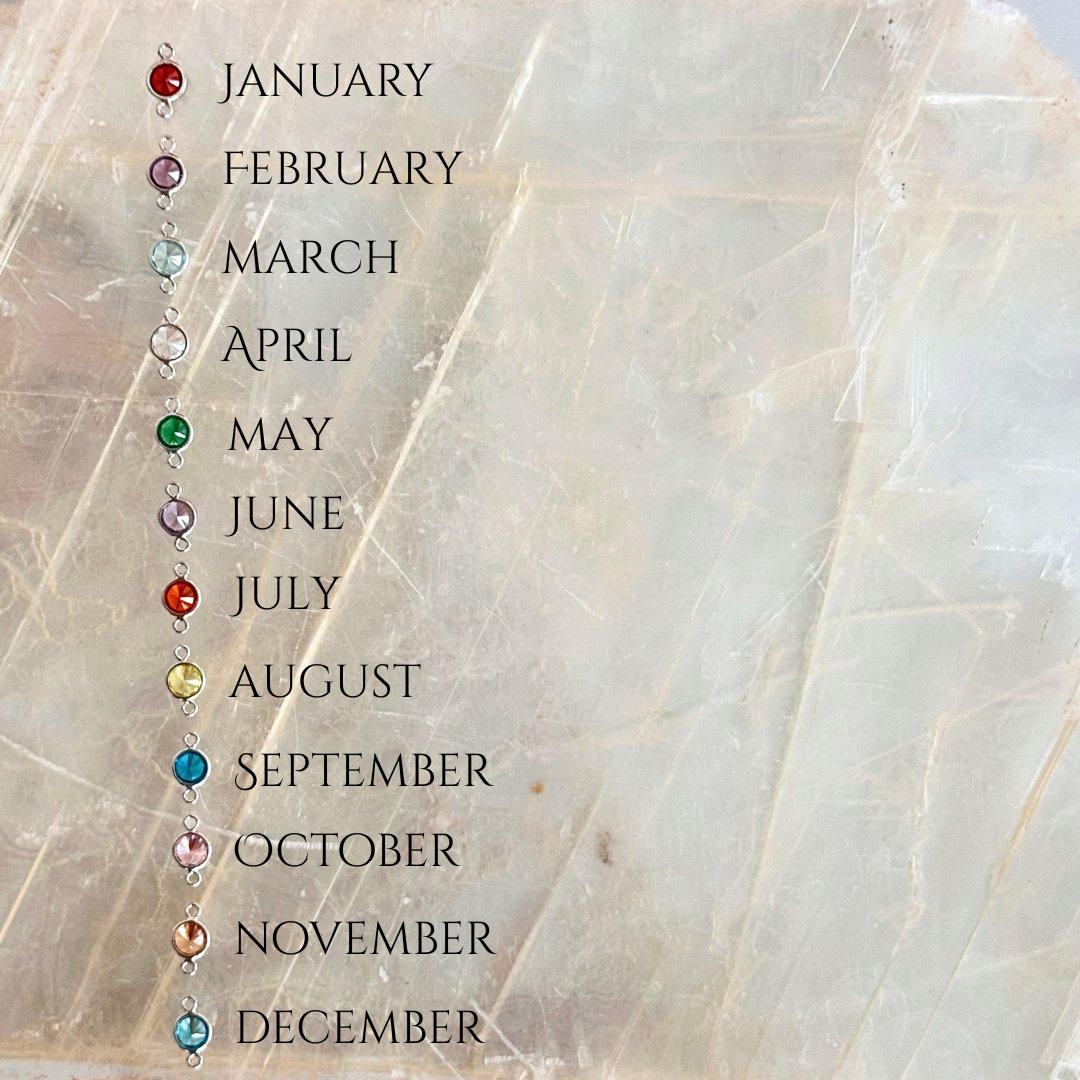 Custom Initials/Name Keepsake Necklace | Heart Stone & Your Choice of Two Initials