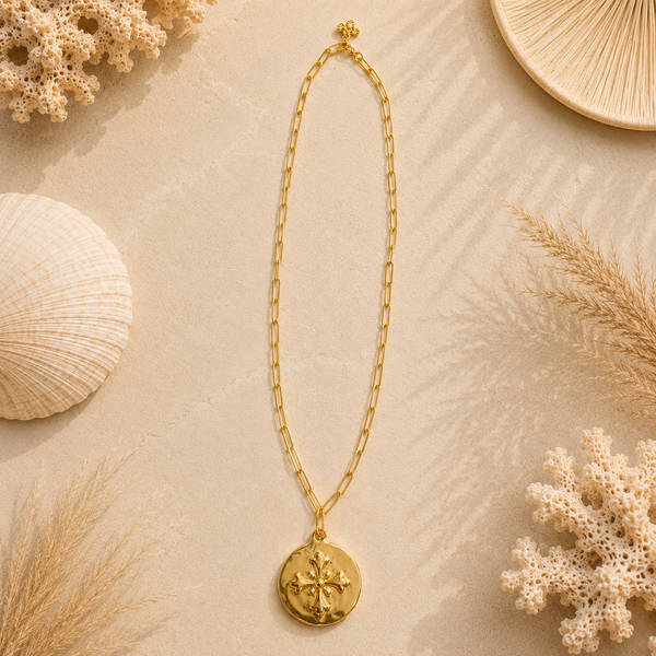 Payton Logo Coin Necklace | 20"