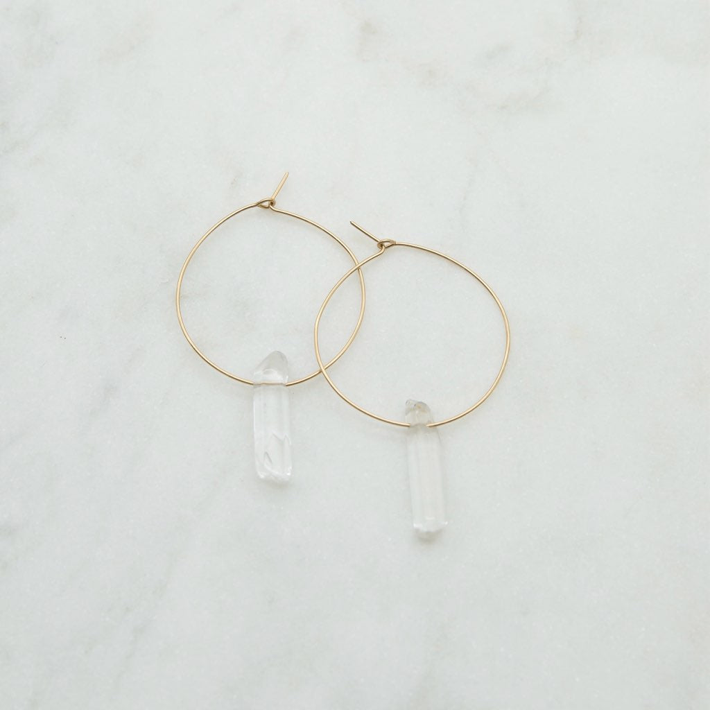 Chakra Hoop Earrings