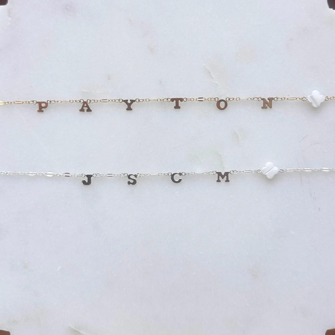 Custom Initials/Name Keepsake Necklace | Payton Clover