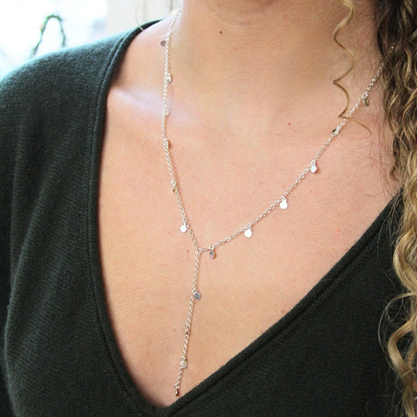 Tag Drop Necklace