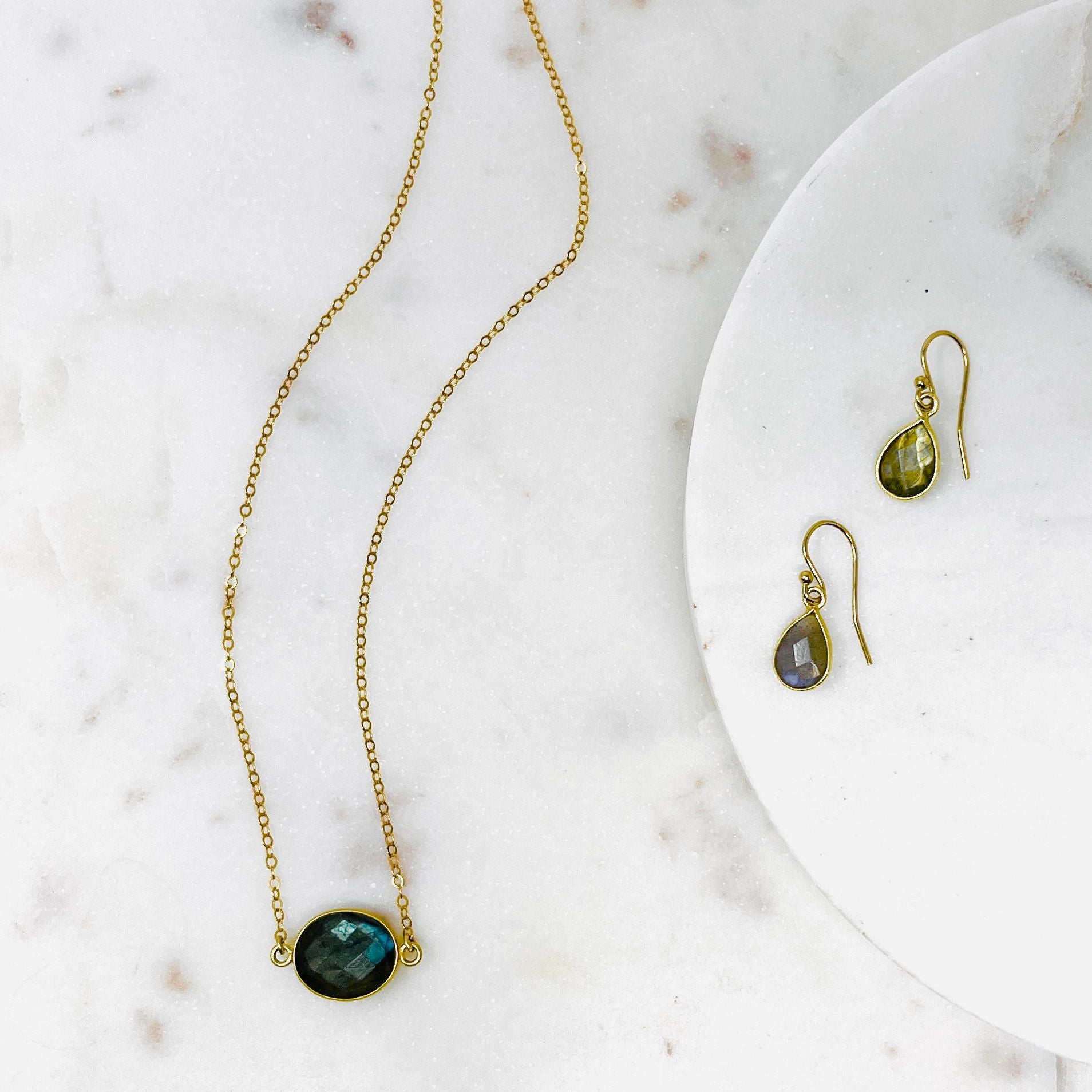 Labradorite Bezel | Gift Set