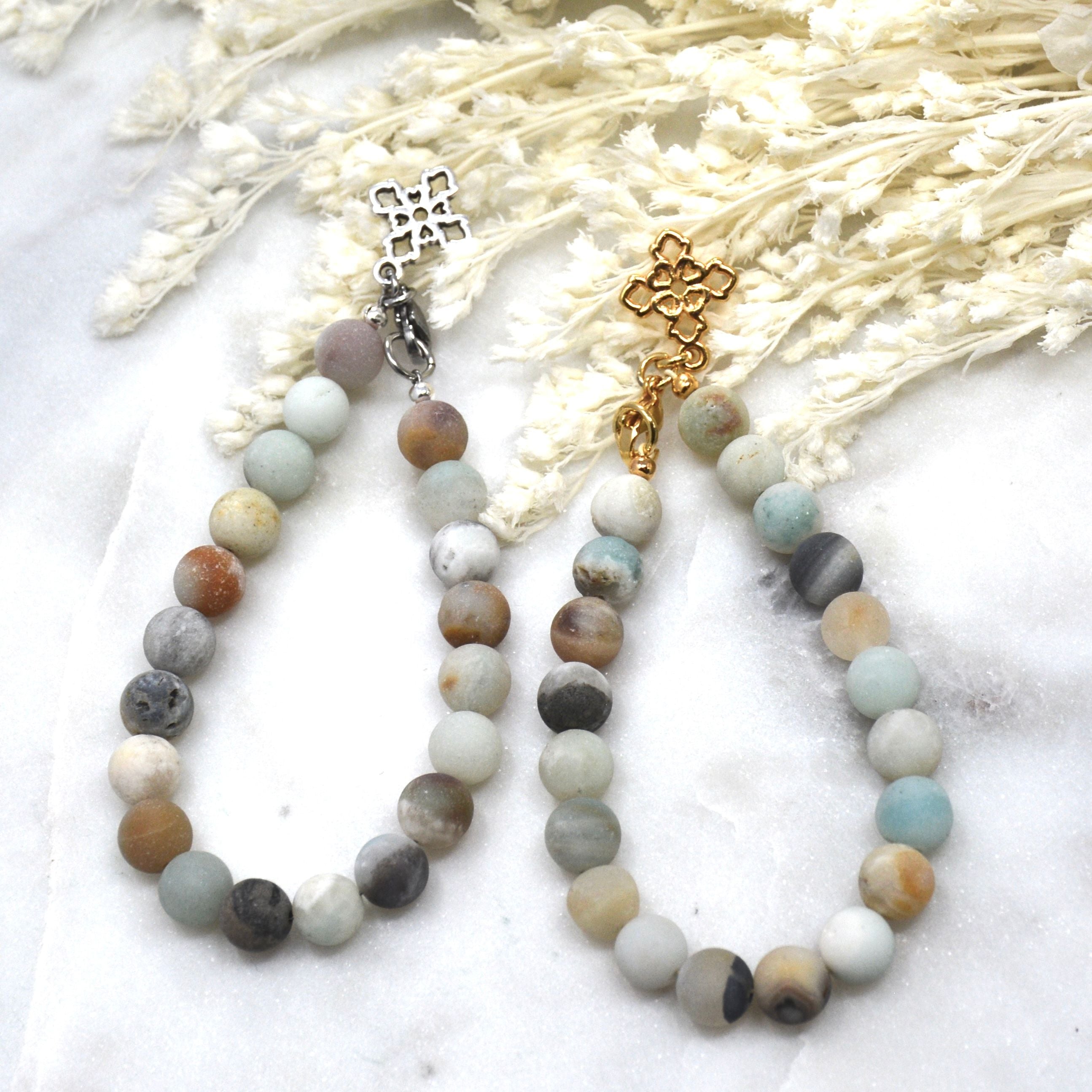 Payton Stone Stacker | Seafoam Bracelet