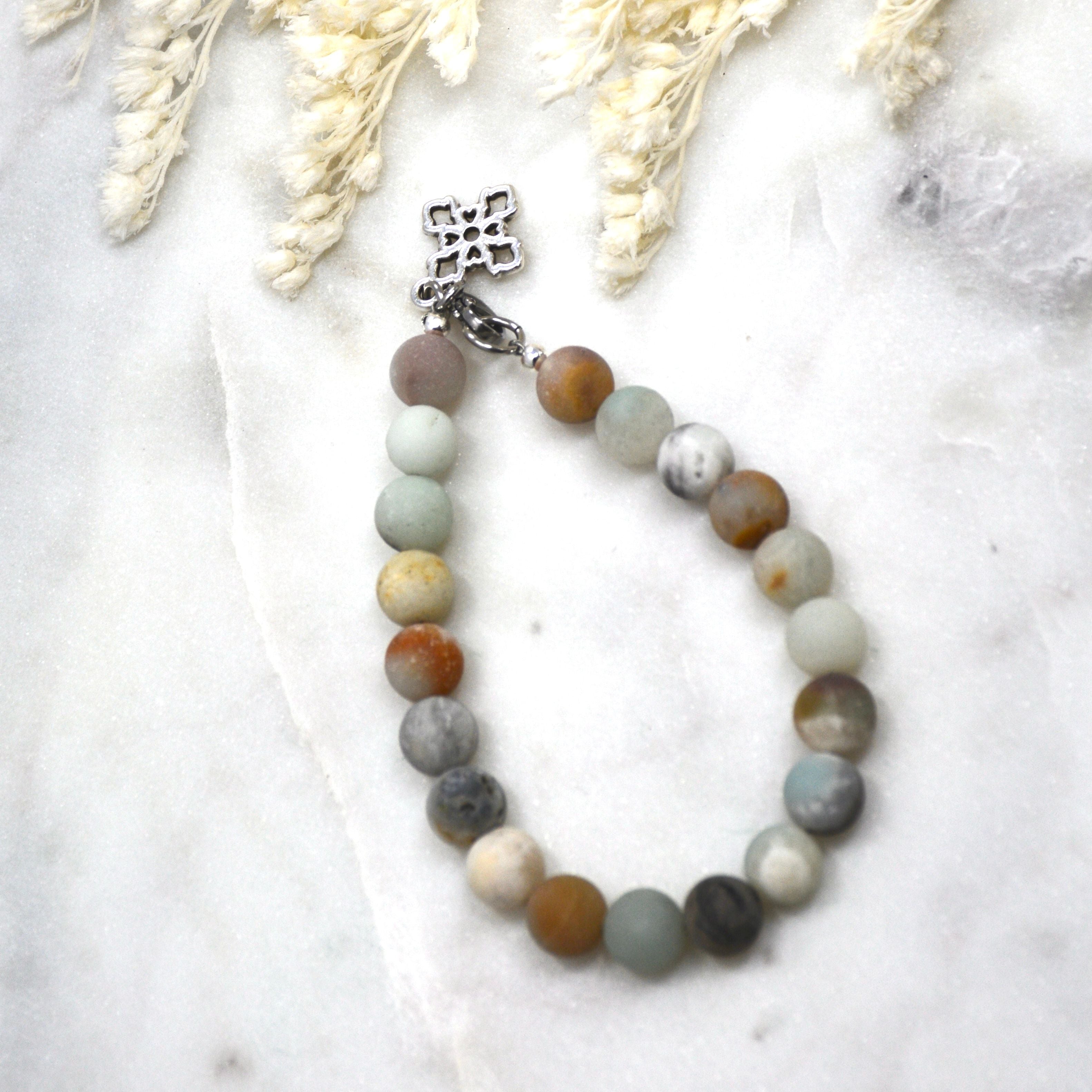 Payton Stone Stacker | Seafoam Bracelet