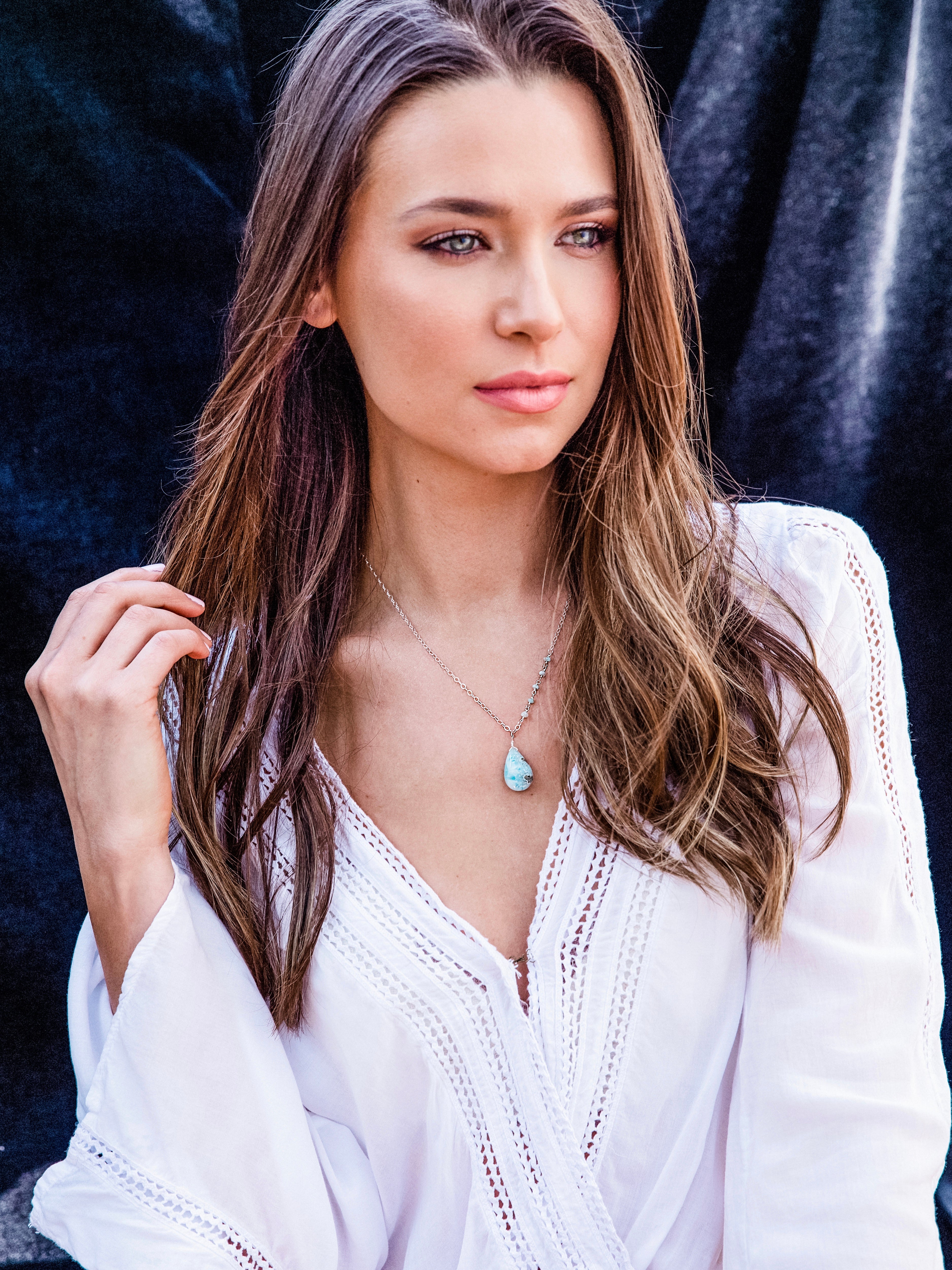 St. Tropez Necklace | Larimar