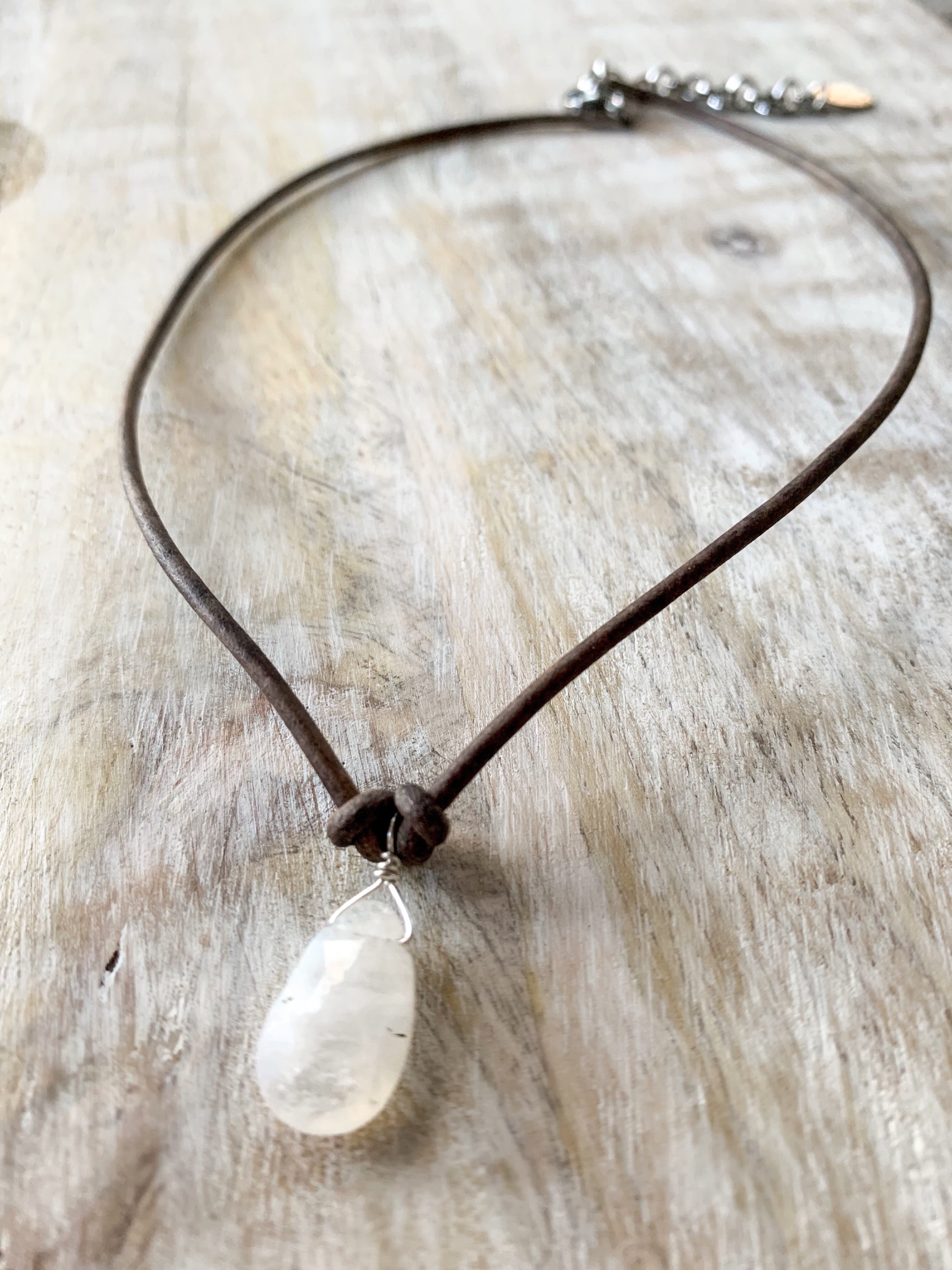 Beach Buddha Necklace | Moonstone