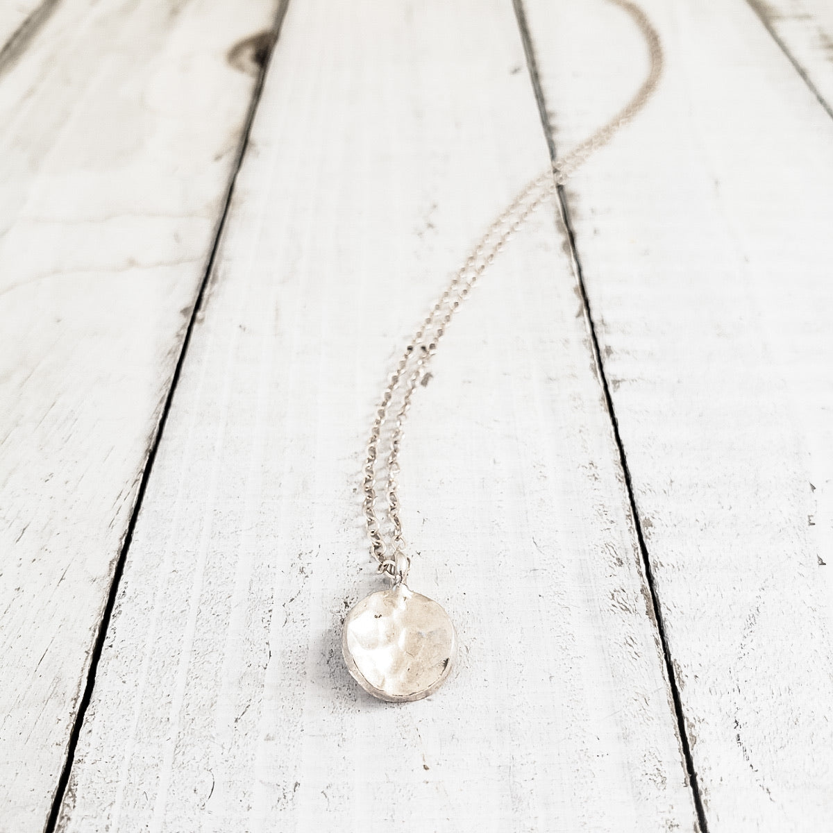 Hammered Dot Necklace