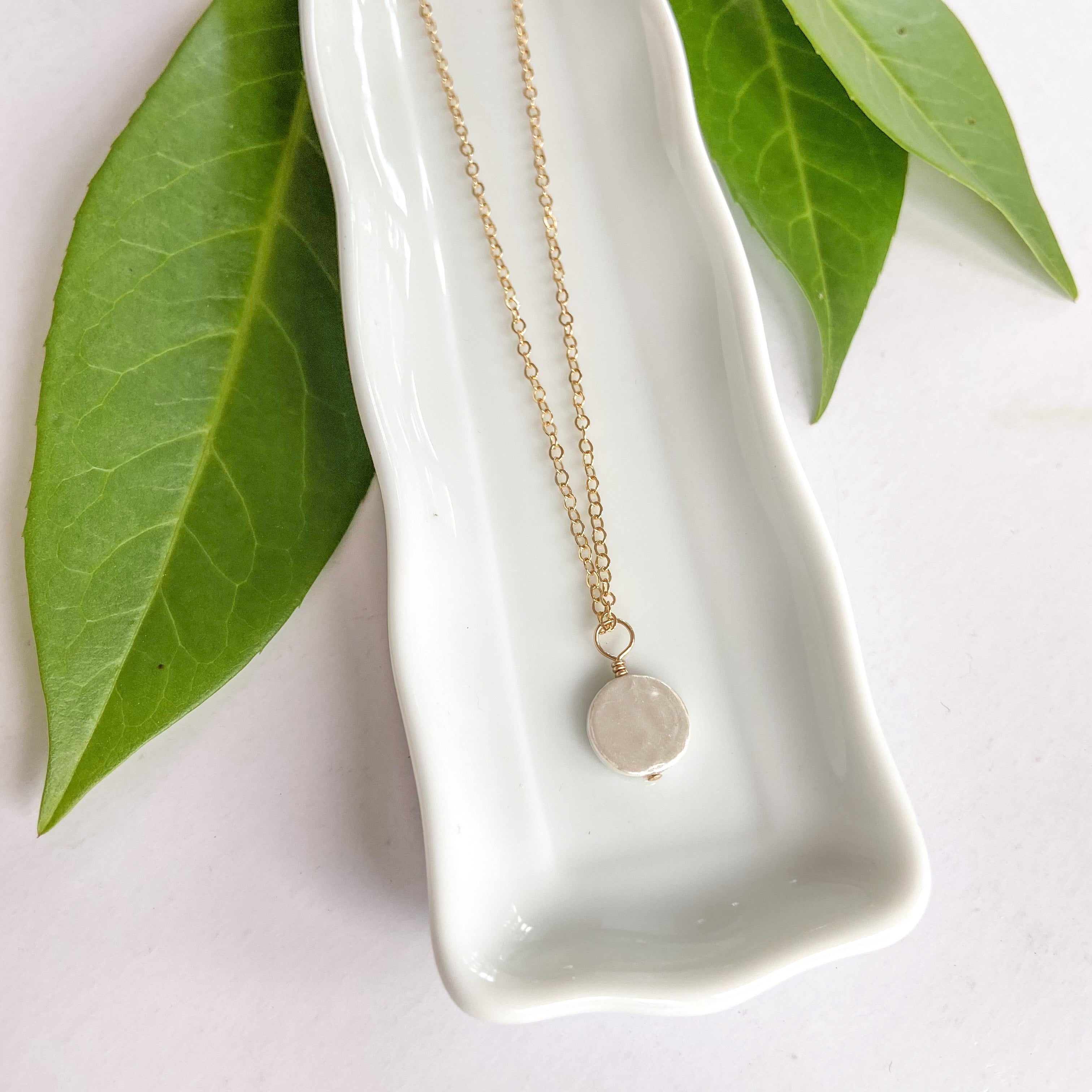 Mini Island Coin Necklace