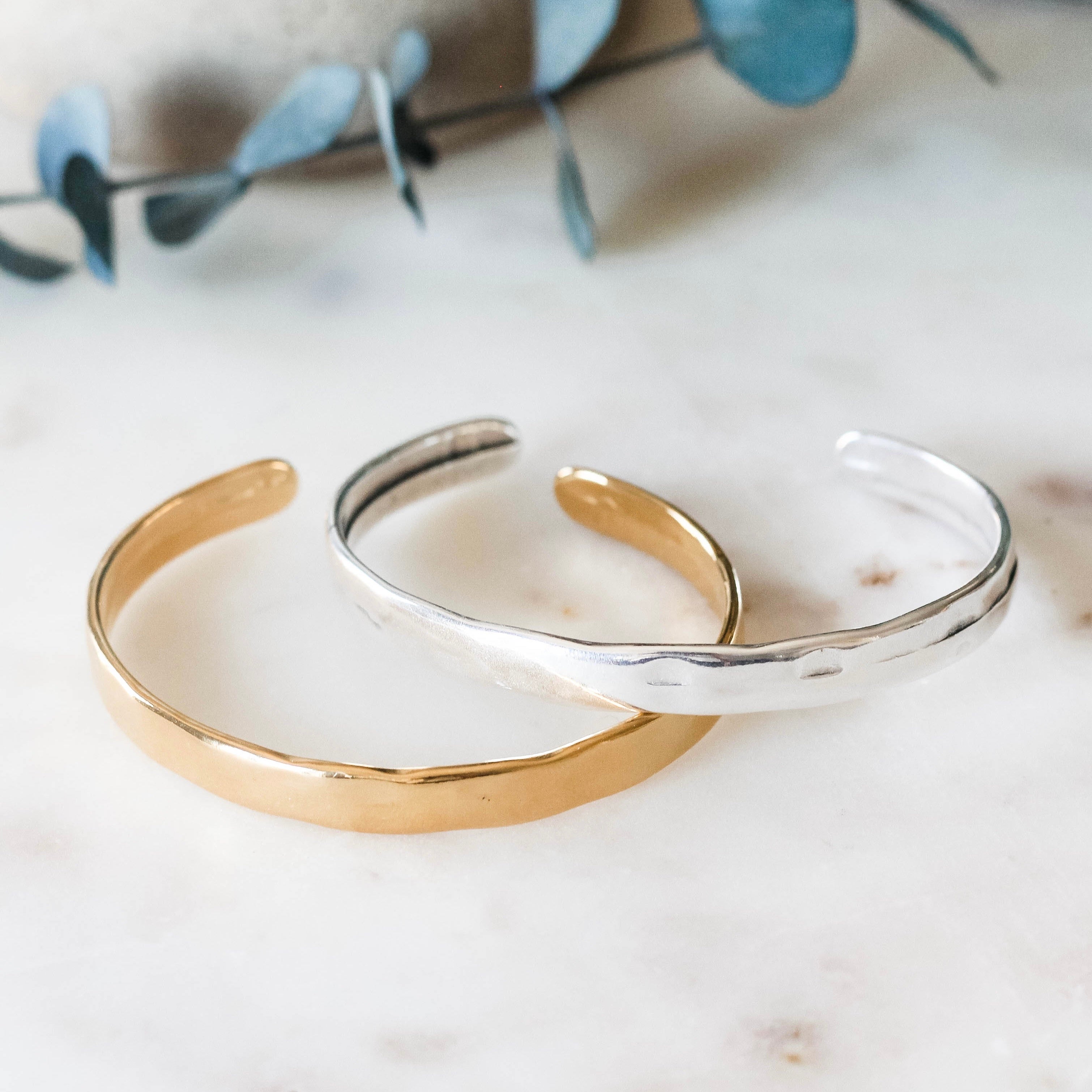 Hammered Bangle | Small